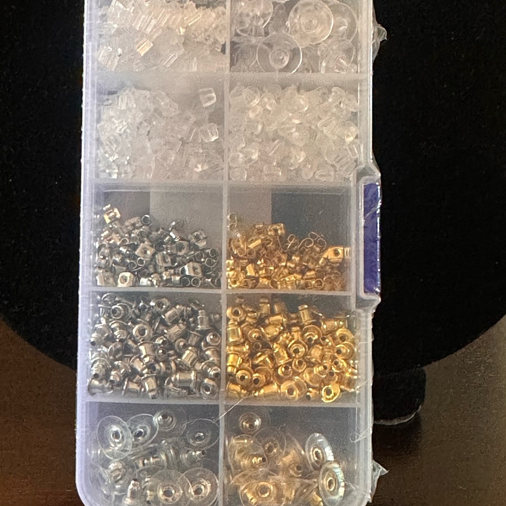 Earring Back Assortment Set - Gold & Silver